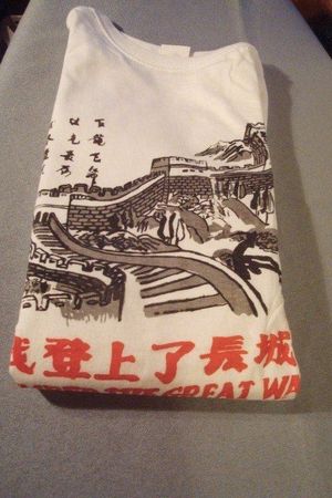 ❗Jetzt = 16.- Fr. !!❗1x T`Shirt aus CHINA - Grosse Mauer !!❗